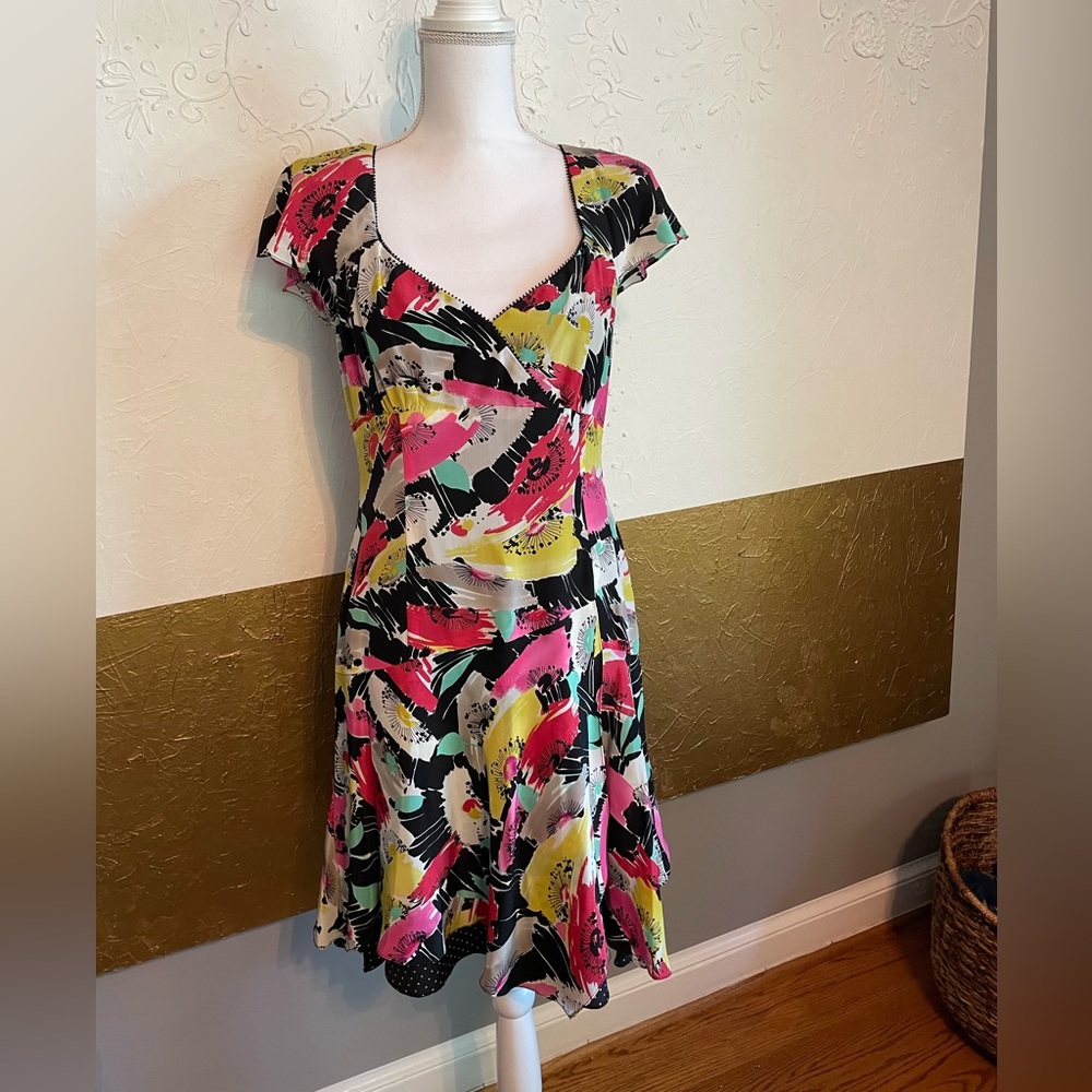 Nanette Lepore Dress-size 10, 100%Silk